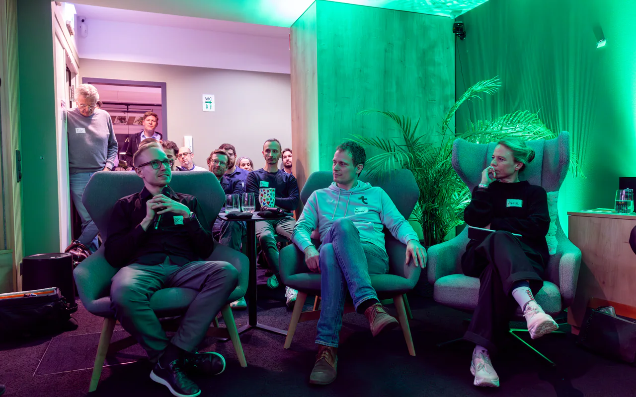 Bene moderating a practitioner discussion
