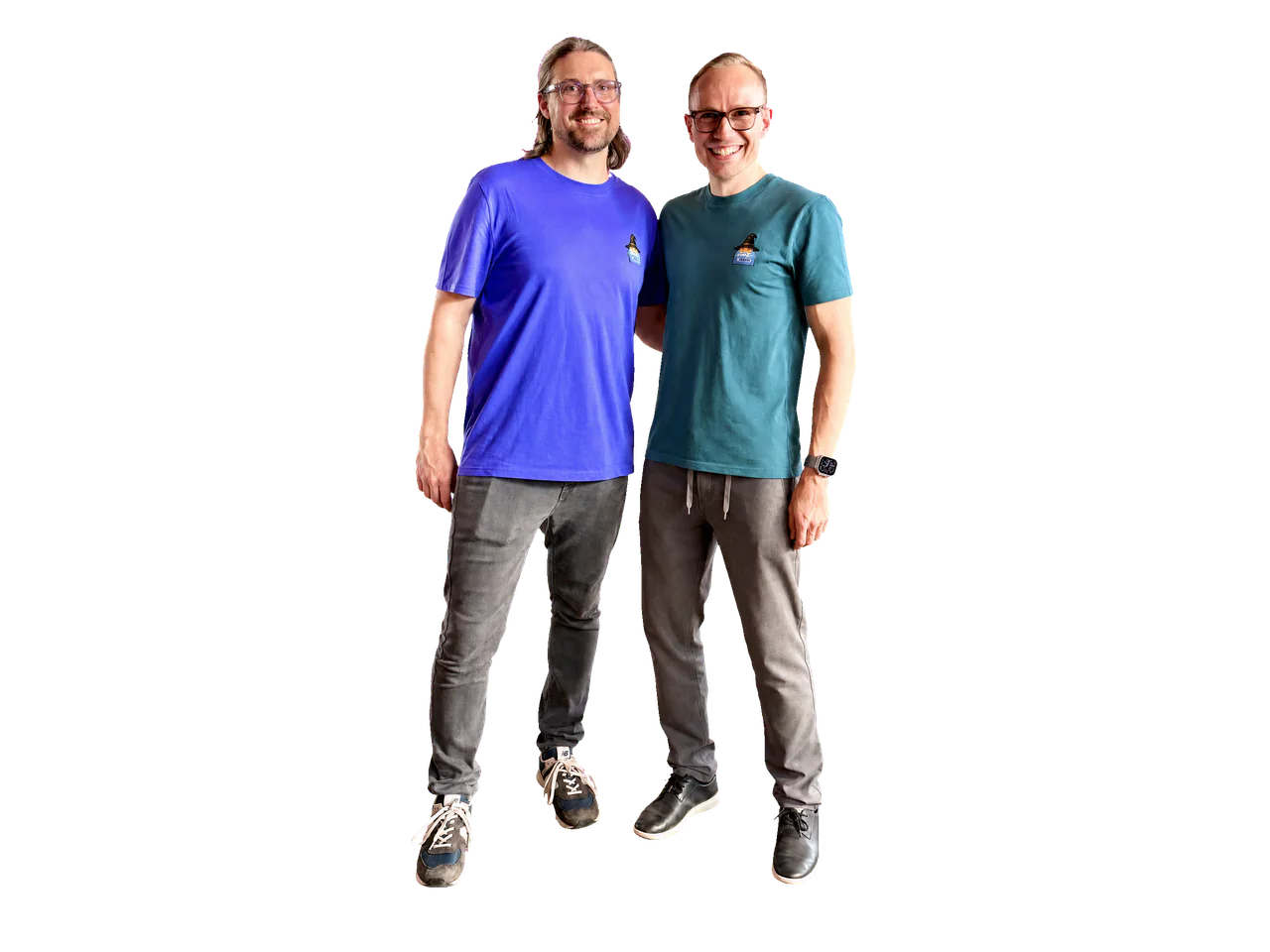 Stefan and Bene standing together